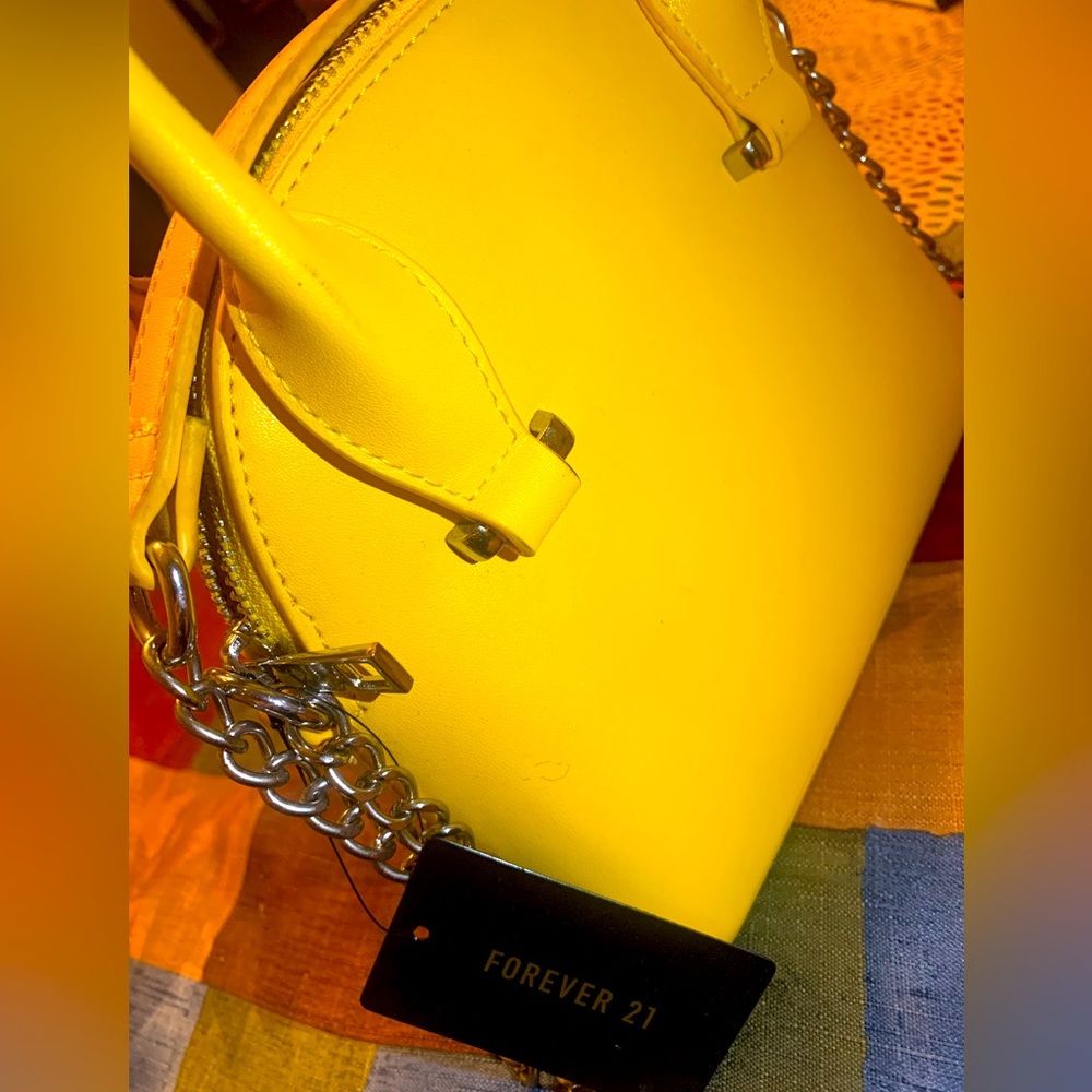 Hand Bag Cross Bo Yellow Brand New
